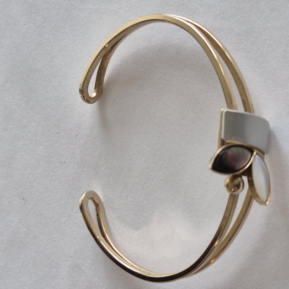 Elegant Gold and Silver Bracelet